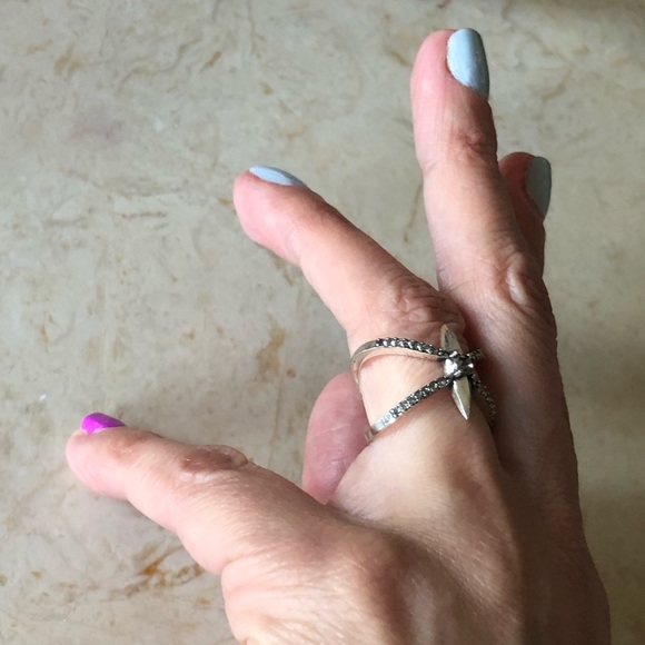 The Petal Pointe Cross Ring in Silver Ox
Luv AJ - Picture 7 of 9